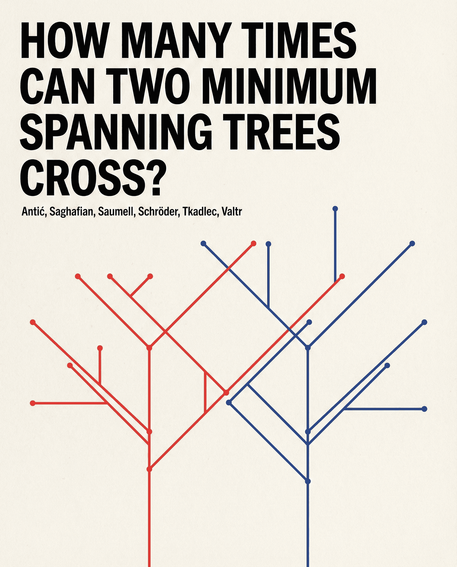 The Geometry of Intermingling: Quantifying Spatial Mixedness Through Tree Crossings